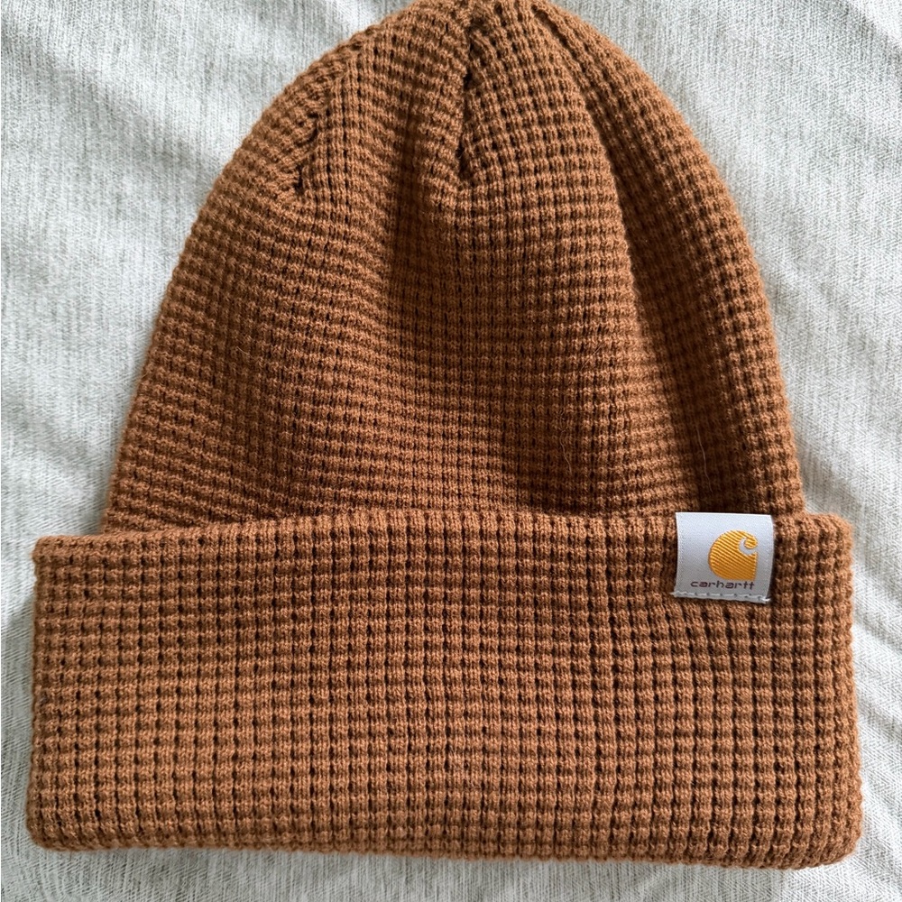 Carhartt Tan Waffle Knit Beanie